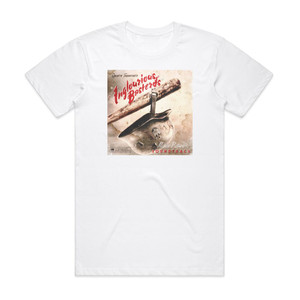 Various Artists Inglourious Basterds Album Cover T-Shirt White Various Artists Inglourious Basterds Album Cover T-Shirt White