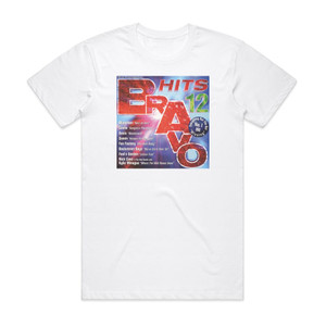 Various Artists Bravo Hits 12 Album Cover T-Shirt White Various Artists Bravo Hits 12 Album Cover T-Shirt White