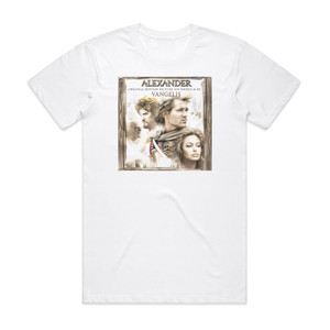 Vangelis Alexander Album Cover T-Shirt White Vangelis Alexander Album Cover T-Shirt White