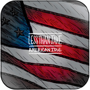 Less Than Jake American Idle Album Cover Sticker Less Than Jake American Idle Album Cover Sticker