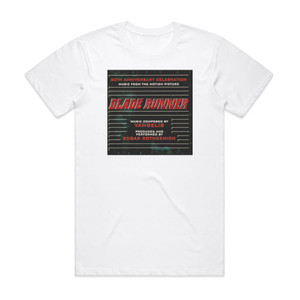 Vangelis Blade Runner A 30Th Anniversary Celebration Album Cover T-Shirt White Vangelis Blade Runner A 30Th Anniversary Celebration Album Cover T-Shirt White