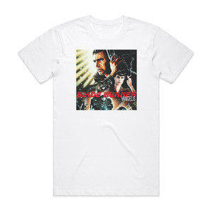 Vangelis Blade Runner 1 Album Cover T-Shirt White Vangelis Blade Runner 1 Album Cover T-Shirt White