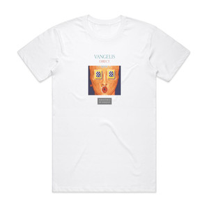Vangelis Direct Album Cover T-Shirt White Vangelis Direct Album Cover T-Shirt White