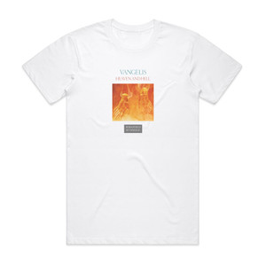 Vangelis Heaven And Hell 1 Album Cover T-Shirt White Vangelis Heaven And Hell 1 Album Cover T-Shirt White
