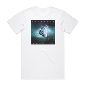 Vangelis Rosetta 1 Album Cover T-Shirt White Vangelis Rosetta 1 Album Cover T-Shirt White