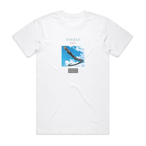 Vangelis Spiral 1 Album Cover T-Shirt White Vangelis Spiral 1 Album Cover T-Shirt White