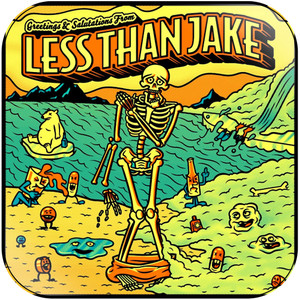Less Than Jake Greetings Salutations Album Cover Sticker Less Than Jake Greetings Salutations Album Cover Sticker