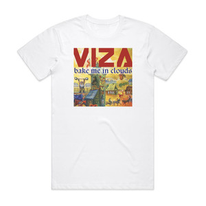 Viza Bake Me In Clouds Album Cover T-Shirt White