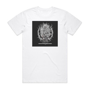 Voodoo Gods Anticipation For Blood Leveled In Darkness Album Cover T-Shirt White Voodoo Gods Anticipation For Blood Leveled In Darkness Album Cover T-Shirt White