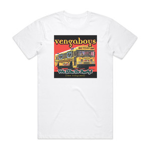 Vengaboys We Like To Party Album Cover T-Shirt White Vengaboys We Like To Party Album Cover T-Shirt White