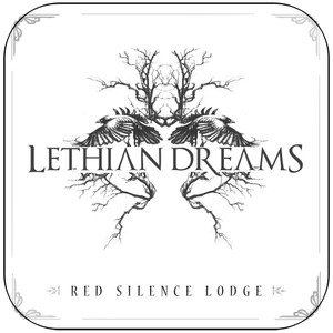 Lethian Dreams Red Silence Lodge Album Cover Sticker Lethian Dreams Red Silence Lodge Album Cover Sticker