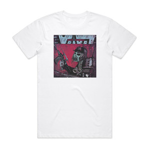 Voivod War And Pain 3 Album Cover T-Shirt White Voivod War And Pain 3 Album Cover T-Shirt White