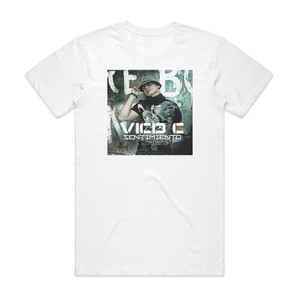 Vico C Sentimiento Album Cover T-Shirt White Vico C Sentimiento Album Cover T-Shirt White