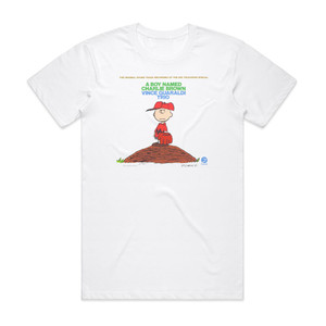 Vince Guaraldi Trio A Boy Named Charlie Brown Album Cover T-Shirt White