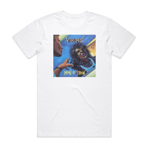 Viking Man Of Straw Album Cover T-Shirt White Viking Man Of Straw Album Cover T-Shirt White