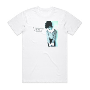 Visage The Damned Dont Cry Album Cover T-Shirt White Visage The Damned Dont Cry Album Cover T-Shirt White