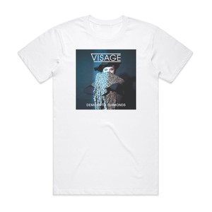 Visage Demons To Diamonds Album Cover T-Shirt White Visage Demons To Diamonds Album Cover T-Shirt White