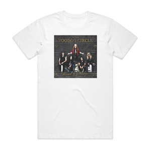 Voodoo Circle Heart Of Stone Album Cover T-Shirt White Voodoo Circle Heart Of Stone Album Cover T-Shirt White