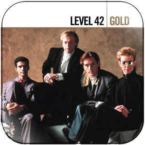 Level 42 Gold Album Cover Sticker