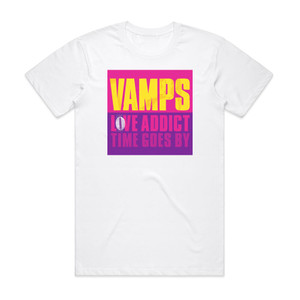 VAMPS Love Addict Album Cover T-Shirt White VAMPS Love Addict Album Cover T-Shirt White