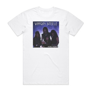 Virgin Steele Noble Savage Album Cover T-Shirt White