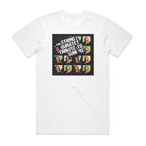 Vitamin String Quartet The String Quartet Tribute To Sum 41 Album Cover T-Shirt White