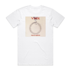 Viper Vipera Sapiens Album Cover T-Shirt White Viper Vipera Sapiens Album Cover T-Shirt White