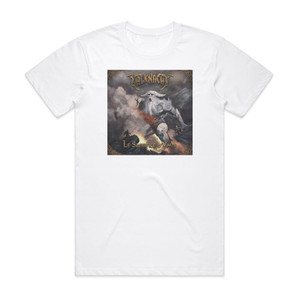 Valknacht Le Sacrifice Dymir Album Cover T-Shirt White Valknacht Le Sacrifice Dymir Album Cover T-Shirt White