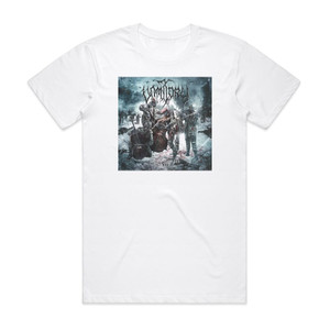 Vomitory Opus Mortis Viii Album Cover T-Shirt White Vomitory Opus Mortis Viii Album Cover T-Shirt White