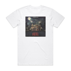 VHS Glitch Night On The Dark Hill Album Cover T-Shirt White VHS Glitch Night On The Dark Hill Album Cover T-Shirt White