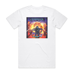 Victorius Space Ninjas From Hell Album Cover T-Shirt White Victorius Space Ninjas From Hell Album Cover T-Shirt White