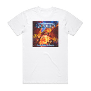 Victorius Heart Of The Phoenix Album Cover T-Shirt White Victorius Heart Of The Phoenix Album Cover T-Shirt White