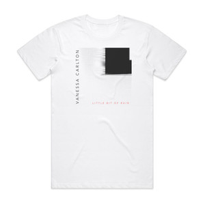 Vanessa Carlton Little Bit Of Rain Album Cover T-Shirt White Vanessa Carlton Little Bit Of Rain Album Cover T-Shirt White