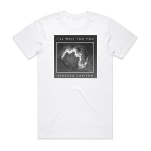 Vanessa Carlton Ill Wait For You Album Cover T-Shirt White Vanessa Carlton Ill Wait For You Album Cover T-Shirt White