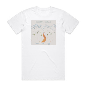 Vivian Girls Share The Joy Album Cover T-Shirt White Vivian Girls Share The Joy Album Cover T-Shirt White