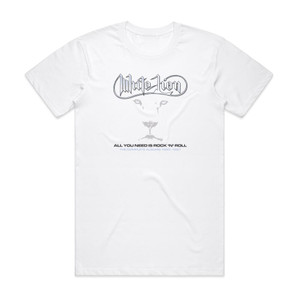 White Lion All You Need Is Rock N Roll The Complete Albums 19851991 Album Cover T-Shirt White White Lion All You Need Is Rock N Roll The Complete Albums 19851991 Album Cover T-Shirt White