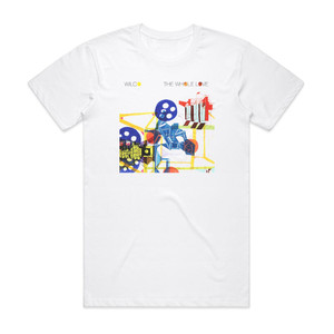 Wilco The Whole Love 1 Album Cover T-Shirt White Wilco The Whole Love 1 Album Cover T-Shirt White