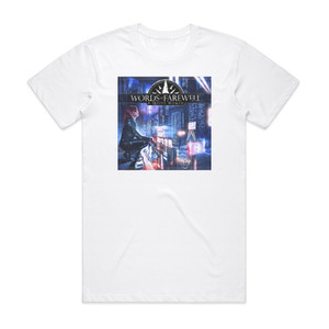 Words of Farewell A Quiet World Album Cover T-Shirt White Words of Farewell A Quiet World Album Cover T-Shirt White