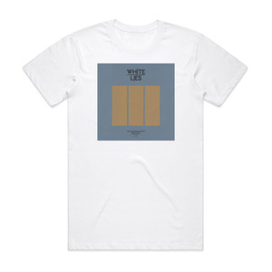 White Lies Death Ep Album Cover T-Shirt White White Lies Death Ep Album Cover T-Shirt White