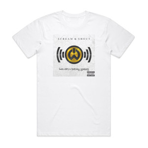 william Scream Shout 3 Album Cover T-Shirt White