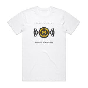 william Scream Shout 1 Album Cover T-Shirt White