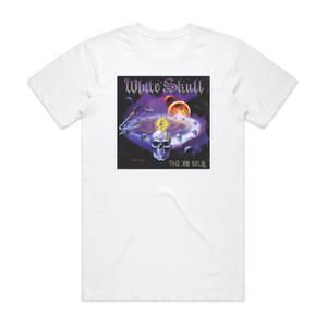 White Skull Xiii Skull Album Cover T-Shirt White White Skull Xiii Skull Album Cover T-Shirt White