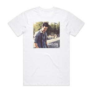 Waylon Wicked Ways Album Cover T-Shirt White Waylon Wicked Ways Album Cover T-Shirt White