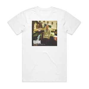 Wax Eviction Notice Album Cover T-Shirt White Wax Eviction Notice Album Cover T-Shirt White