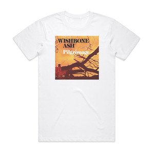 Wishbone Ash Pilgrimage Album Cover T-Shirt White Wishbone Ash Pilgrimage Album Cover T-Shirt White