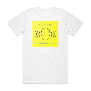 Wishbone Ash Psychic Terrorism Album Cover T-Shirt White Wishbone Ash Psychic Terrorism Album Cover T-Shirt White