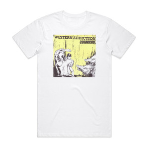 Western Addiction Cognicide Album Cover T-Shirt White Western Addiction Cognicide Album Cover T-Shirt White