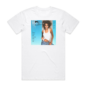Whitney Houston I Wanna Dance With Somebody Who Loves Me 1 Album Cover T-Shirt White