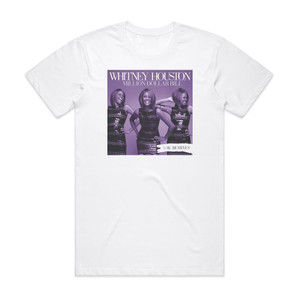Whitney Houston Million Dollar Bill Album Cover T-Shirt White Whitney Houston Million Dollar Bill Album Cover T-Shirt White