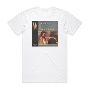 Whitney Houston Someone For Me Album Cover T-Shirt White Whitney Houston Someone For Me Album Cover T-Shirt White
